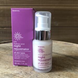 Earth Science Night Rejuvenator Hydroxy Acid Cream - 1 Oz